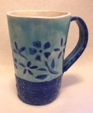 Blue Blue mug
5"x3"
Handbuilt