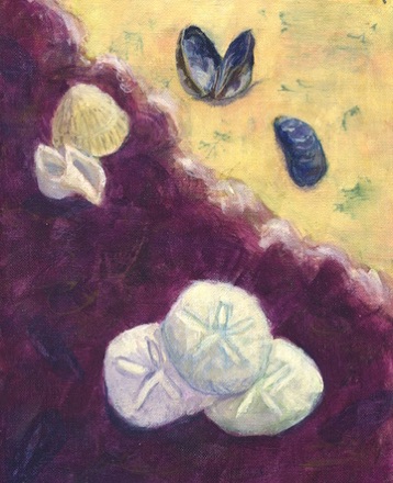 Mussels and Sand Dollars
Egg Tempera - 8"x10"