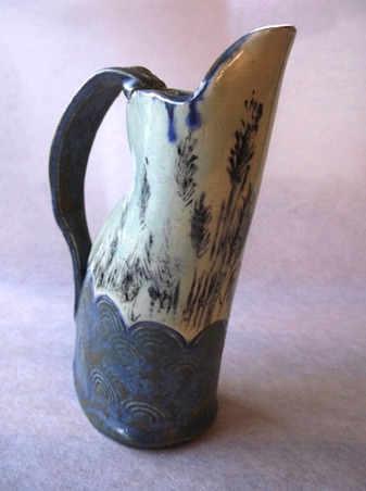 Small Heron Pitcher side 2